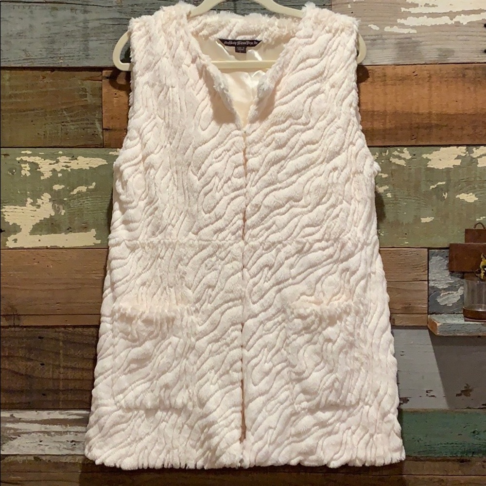 Soft faux fur vest